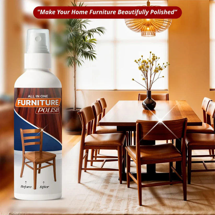Natural Beeswax Spray Furniture Polish and Cleaner Spray (Pack of 3)
